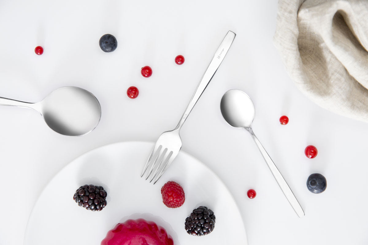 CUILLÈRE À DESSERT BISTRO 18.3CM EN INOX CROMARGAN 18/10 – Couvert – HygiRéa
