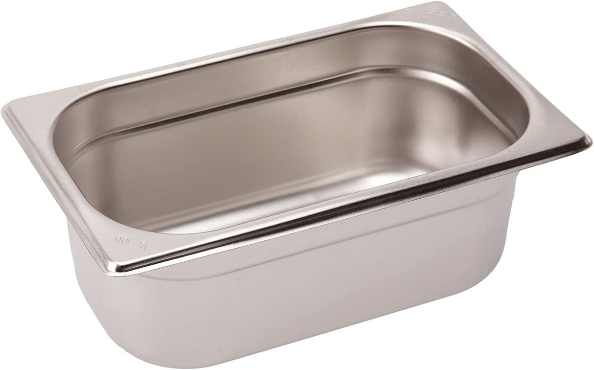 BAC GN 1/4 INOX HAUTEUR 6.5CM 66465Z – Préparation culinaire – HygiRéa