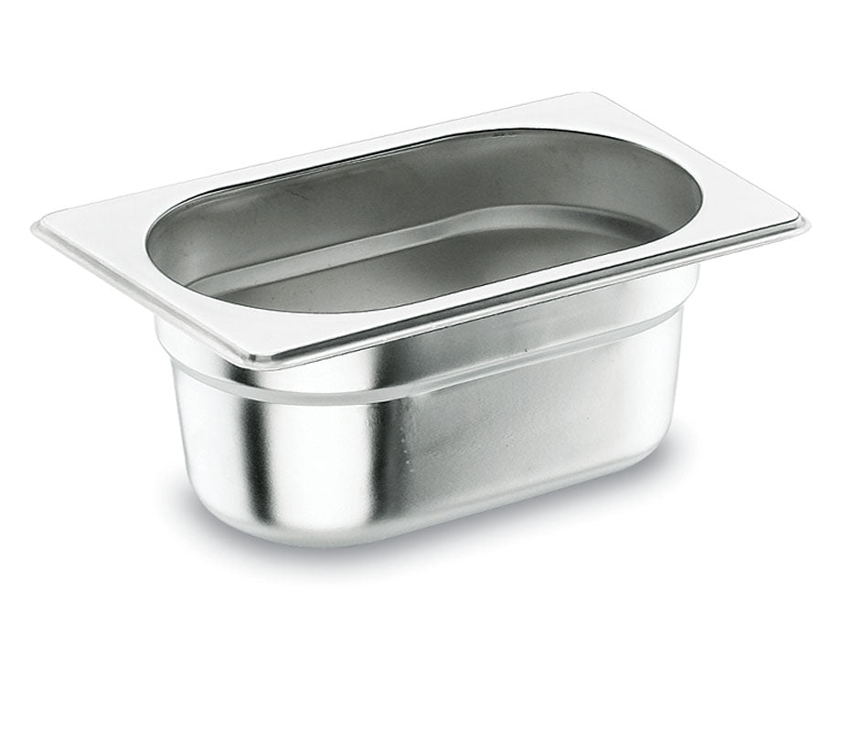 BAC GN 1/4 INOX HAUTEUR 15CM – Préparation culinaire – HygiRéa