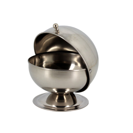 SUCRIER BOULE 13CM TYPE BISTROT EN ACIER INOXYDABLE – Accessoire de table – HygiRéa