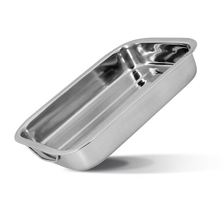 PLAT À FOUR RECTANGLE HARRY 30X21CM EN INOX AVEC POIGNÉES – Cuisson au four – HygiRéa