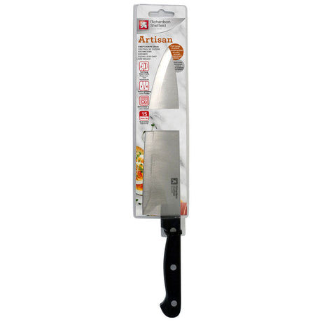 COUTEAU CHEF ARTISAN 3 RIVETS LAME 20CM – Ustensile de découpe – HygiRéa