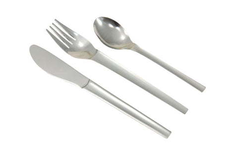 SET DE 3 COUVERTS ROISSY INOX18/0 CUILLÈRE CAFÉ FOURCHETTE ET COUTEAU – Couvert – HygiRéa