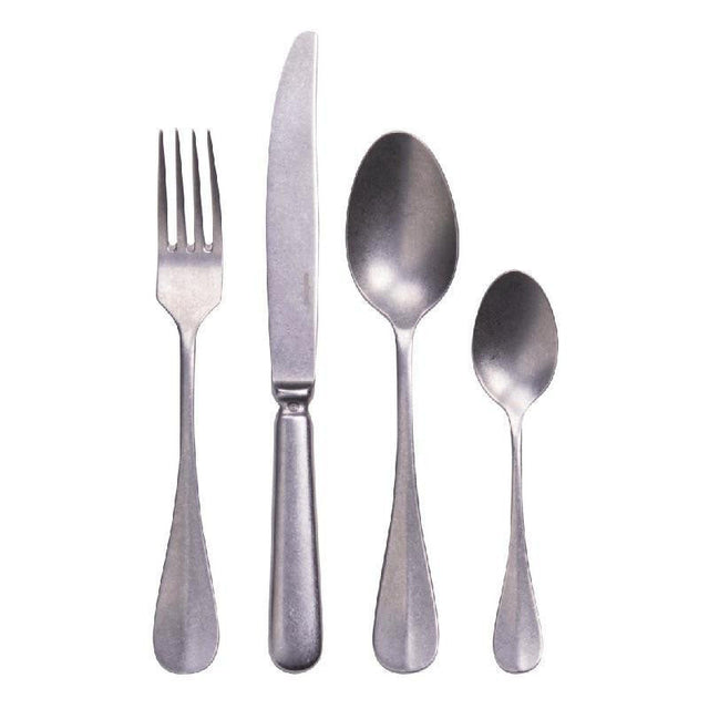 CUILLÈRE DE TABLE BAGUETTE VINTAGE EN ACIER INOXYDABLE 22CM – Couvert – HygiRéa