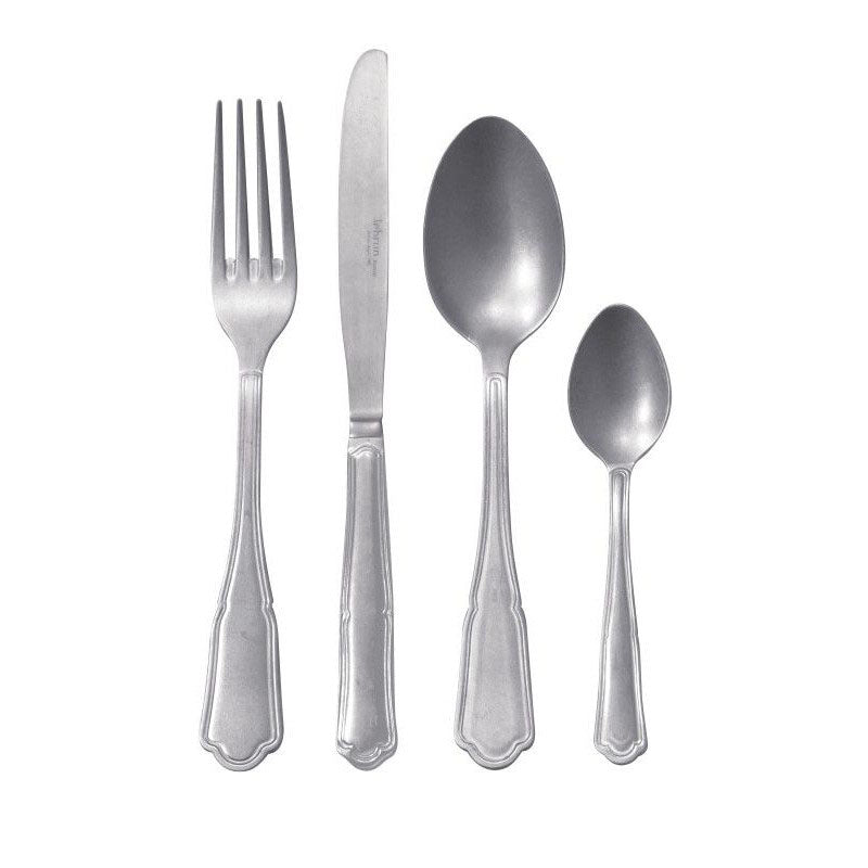 CUIILLÈRE DE TABLE CONTOUR VINTAGE EN ACIER INOXYDABLE 20.5CM – Couvert – HygiRéa