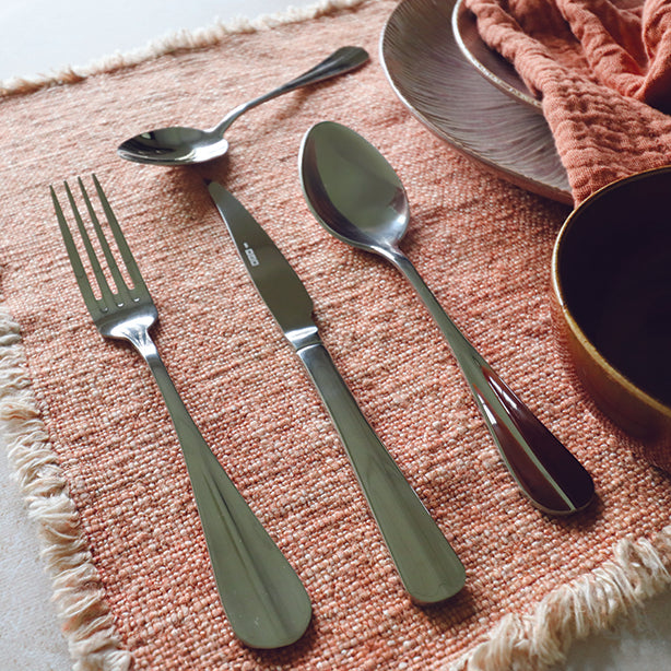 CUILLÈRE DE TABLE ARÈS 20.5CM EN ACIER INOXYDABLE – Couvert – HygiRéa