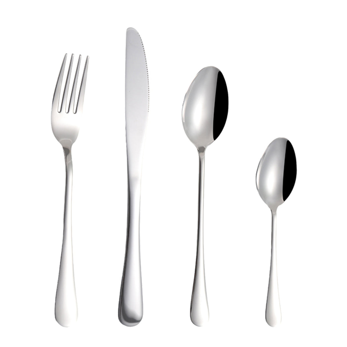LOT DE 4 FOURCHETTES DE TABLE AMBITION 20CM EN ACIER INOXYDABLE – Couvert – HygiRéa