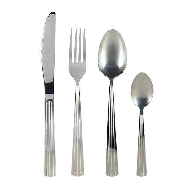 MÉNAGÈRE LOUISE 16PIÈCES EN ACIER INOXYDABLE – Couvert – HygiRéa