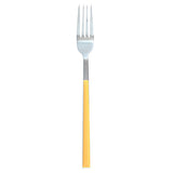 FOURCHETTE DE TABLE COLORAMA 21CM EN ACIER INOXYDABLE SAFRAN – Couvert – HygiRéa