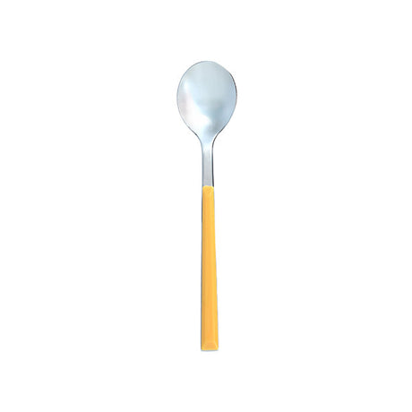 CUILLÈRE À CAFÉ COLORAMA 16.5CM EN ACIER INOXYDABLE SAFRAN – Couvert – HygiRéa