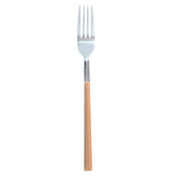 FOURCHETTE DE TABLE COLORAMA 21CM EN ACIER INOXYDABLE NOISETTE – Couvert – HygiRéa