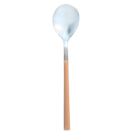 CUILLÈRE DE TABLE COLORAMA 21.5CM EN ACIER INOXYDABLE NOISETTE – Couvert – HygiRéa