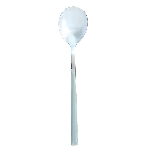 CUILLÈRE DE TABLE COLORAMA 21.5CM EN ACIER INOXYDABLE GRIS – Couvert – HygiRéa