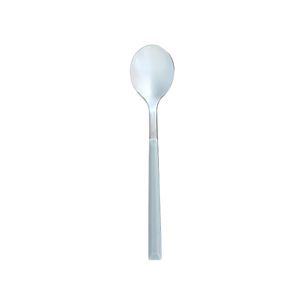 CUILLÈRE À CAFÉ COLORAMA 16.5CM EN ACIER INOXYDABLE GRIS – Couvert – HygiRéa