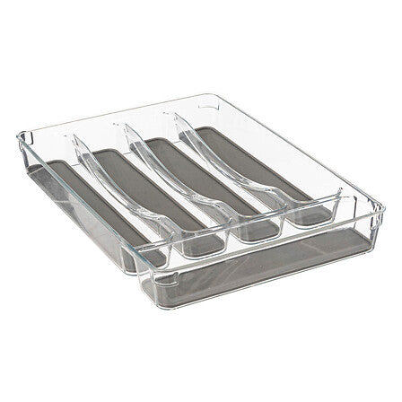 Ménagère 24 pièces Loma inox avec rack