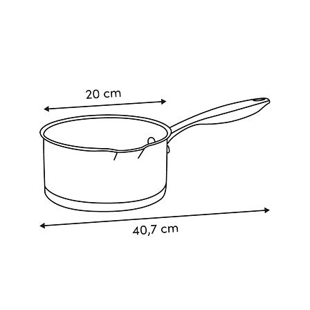 Casserole Résilience 20 cm inox