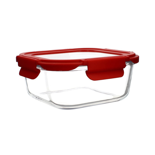 BOITE HERMÉTIQUE CARRÉE CRISTAL 500ML EN VERRE AVEC COUVERCLE – Conservation – HygiRéa