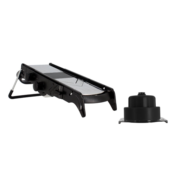 MANDOLINE ALIX DELUXE NOIRE 2 LAMES – Ustensile de découpe – HygiRéa