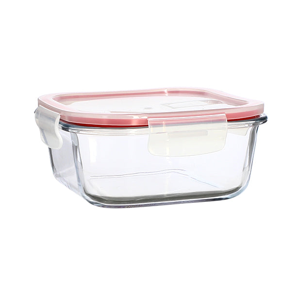 BOITE HERMÉTIQUE CARRÉE + COUVERCLE 800ML CLÉMENTINE – Conservation – HygiRéa