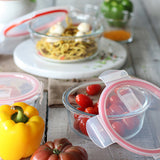 BOITE HERMÉTIQUE RONDE + COUVERCLE 640ML CLÉMENTINE – Conservation – HygiRéa