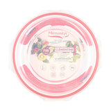 LUNCH BOX RONDE EN VERRE 700ML AVEC COUVERCLE HERMÉTIQUE CLÉMENTINE – Conservation – HygiRéa
