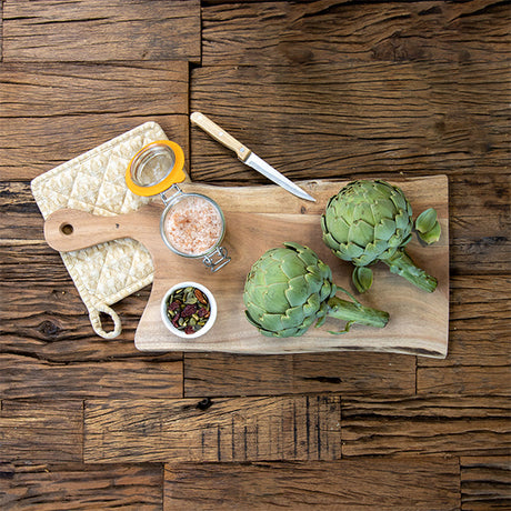 PLANCHE À DÉCOUPER WOOD EN BOIS D'ACACIA 55X24CM – Planche – HygiRéa
