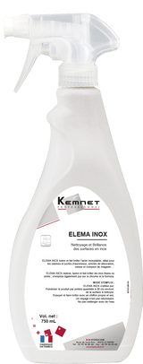 ELEMA INOX – Nettoyant, détartrant & degraissant spécifique – HygiRéa