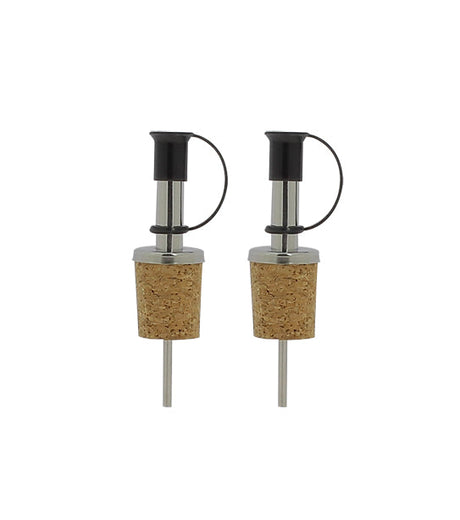 LOT 2 BOUCHONS VERSEUR ANTI-GOUTTE EN LIÈGE EN CRAVATE DE 8 SETS – Accessoire du vin – HygiRéa