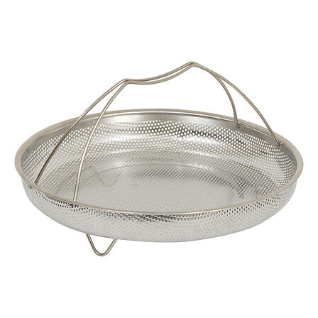 Sauteuse avec panier et ustensile 28 cm fonte d'aluminium bleu