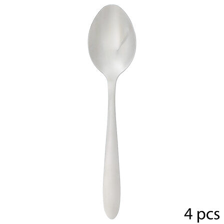 Lot de 4 cuillères à soupe Nevis inox