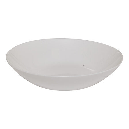 Assiette creuse Louise diam 20 cm verre blanc
