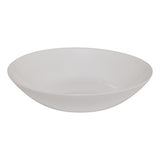 Assiette creuse Louise diam 20 cm verre blanc