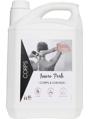 GEL DOUCHE IVOIRE PERLE PARFUM VANILLE – GEL DOUCHE – HygiRéa
