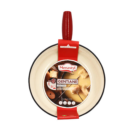 CAQUELON GENTIANE 22CM EN FONTE ÉMAILLÉ ROUGE – Cuisson spécifique – HygiRéa