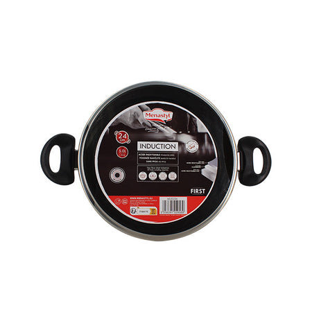 FAITOUT FIRST 24CM EN ACIER INOXYDABLE AVEC COUVERCLE – Faitout, traiteur et marmite – HygiRéa