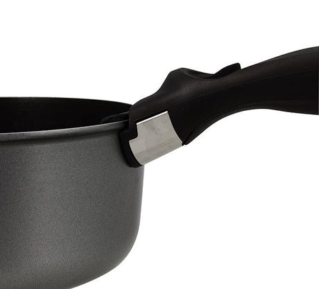 SET 5 PIÈCES POÊLES ET CASSEROLES INDUCTION AVEC POIGNÉE AMOVIBLE – Lot et batterie de cuisine – HygiRéa