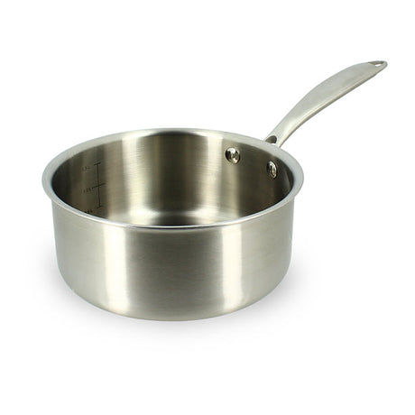 CASSEROLE TRIPLY 18CM EN ACIER INOXYDABLE FABRIQUÉE EN FRANCE – Casserole – HygiRéa