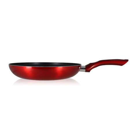 POELE CERISE 28CM EN ALUMINIUM COMPATIBLE INDUCTION – Poêle, poêlon et sauteuse – HygiRéa