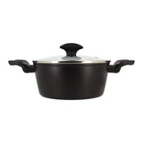 FAITOUT FIRST 20CM EN ALUMINIMUN NOIR INDUCTION AVEC COUVERCLE – Faitout, traiteur et marmite – HygiRéa