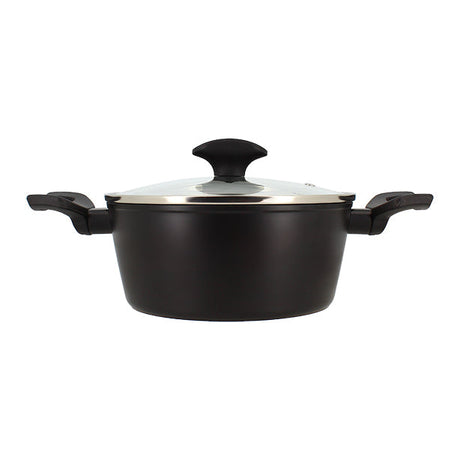 FAITOUT FIRST 20CM EN ALUMINIMUN NOIR INDUCTION AVEC COUVERCLE – Faitout, traiteur et marmite – HygiRéa