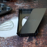 MOULE À TARTE RECTANGULAIRE EN ACIER CARBONE AMANDINE – Cuisson au four – HygiRéa