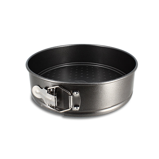 MOULE À CHARNIÈRE 22CM AMANDINE ACIER CARBONE FOND AMOVIBLE – Cuisson au four – HygiRéa