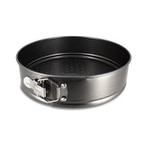 MOULE À CHARNIÈRE 26CM EN ACIER CARBONE FOND AMOVIBLE AMANDINE – Cuisson au four – HygiRéa