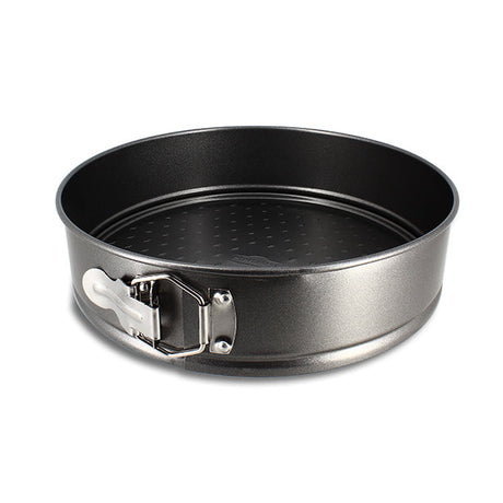 MOULE À CHARNIÈRE 26CM EN ACIER CARBONE FOND AMOVIBLE AMANDINE – Cuisson au four – HygiRéa
