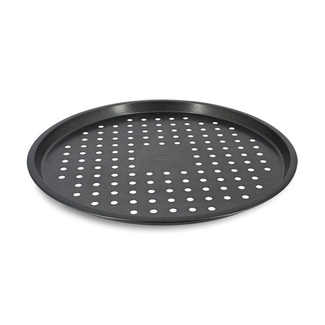 PLAQUE À PIZZA AMANDINE 33,5CM EN INOX REVÊTU GRIS ANTHRACITE – Cuisson au four – HygiRéa