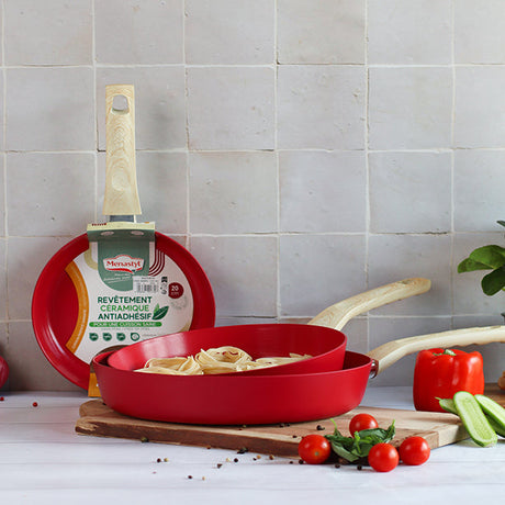 POELE MAGENTA 20CM EN ALUMINIUM RECYCLÉ INDUCTION – Poêle, poêlon et sauteuse – HygiRéa