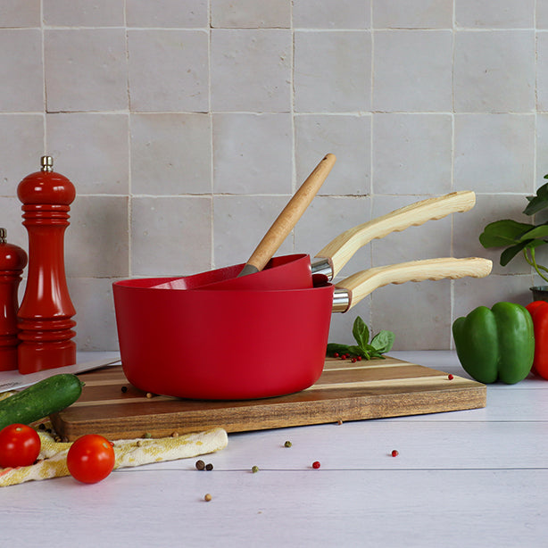 CASSEROLE MAGENTA 18CM ALUMINIUM RECYCLÉ INDUCTION – Casserole – HygiRéa