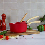 CASSEROLE MAGENTA 18CM ALUMINIUM RECYCLÉ INDUCTION – Casserole – HygiRéa