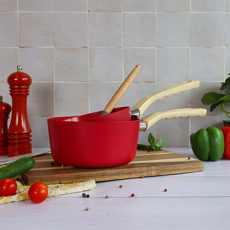 CASSEROLE MAGENTA 18CM ALUMINIUM RECYCLÉ INDUCTION – Casserole – HygiRéa