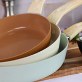 POELE CRÈME 24CM EN ALUMINIUM RECYCLÉ INDUCTION – Poêle, poêlon et sauteuse – HygiRéa